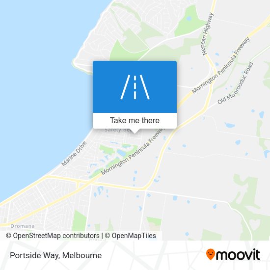 Portside Way map