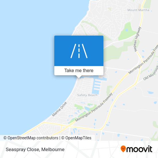 Seaspray Close map