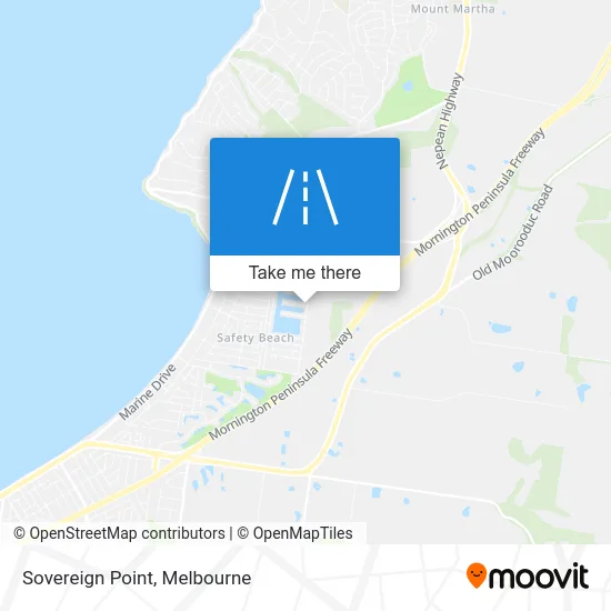 Mapa Sovereign Point