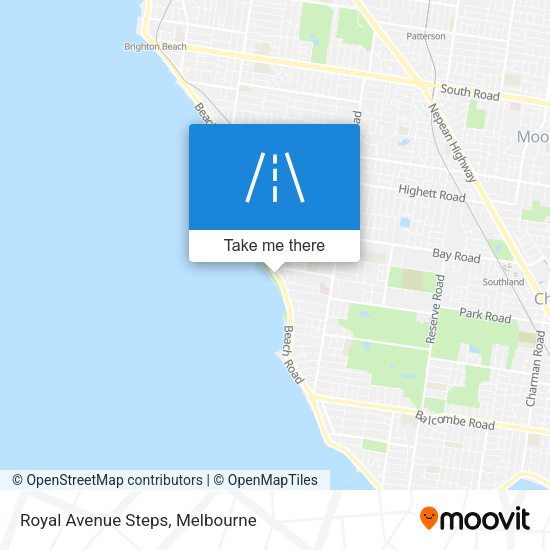 Royal Avenue Steps map