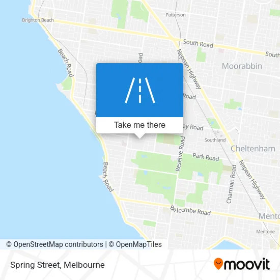 Spring Street map