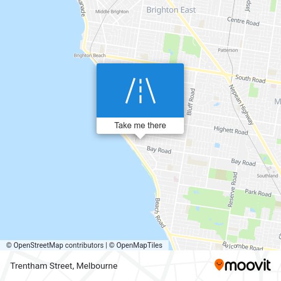 Trentham Street map