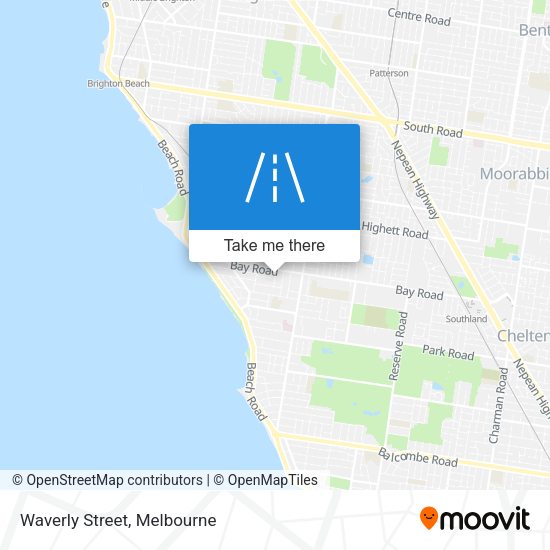 Waverly Street map