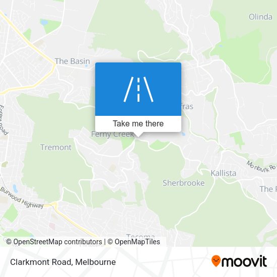 Clarkmont Road map