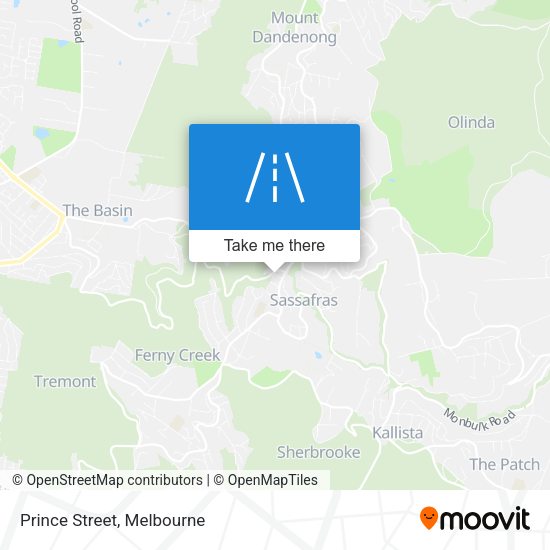 Prince Street map
