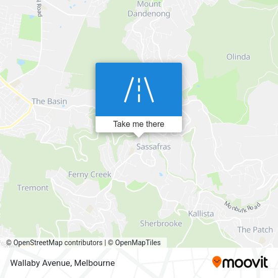 Wallaby Avenue map