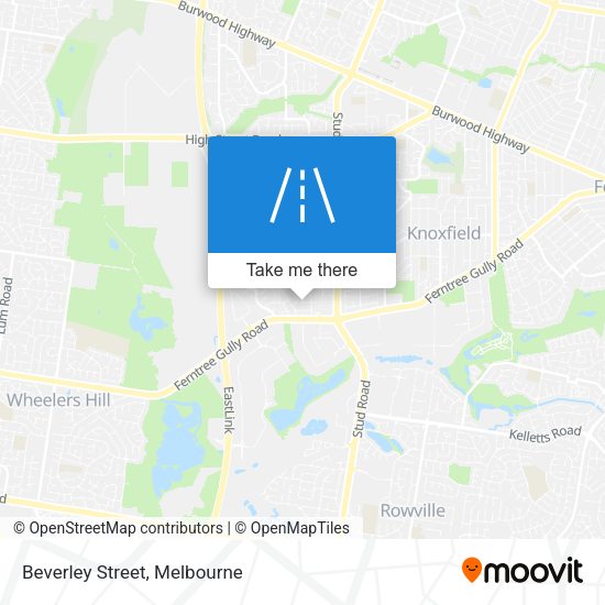 Beverley Street map