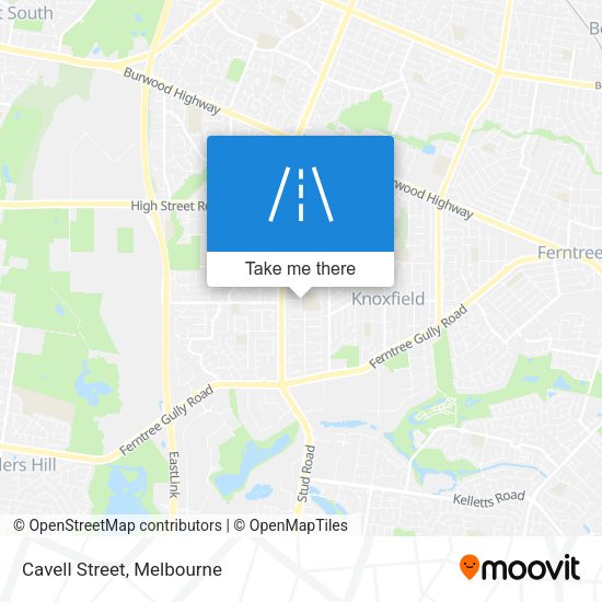 Cavell Street map