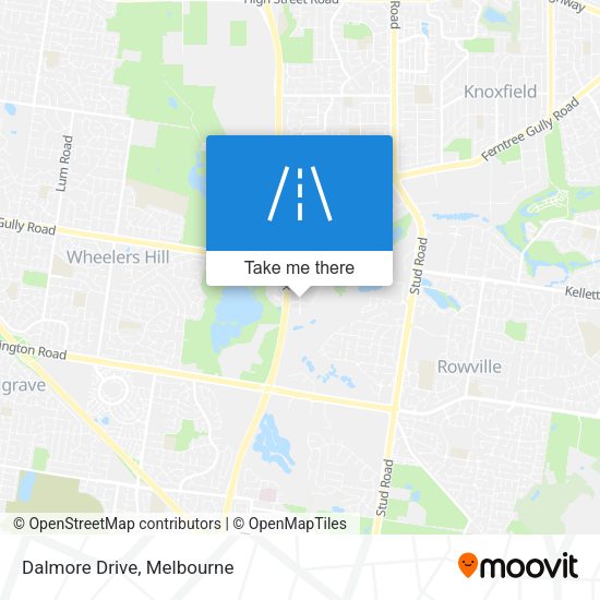 Dalmore Drive map