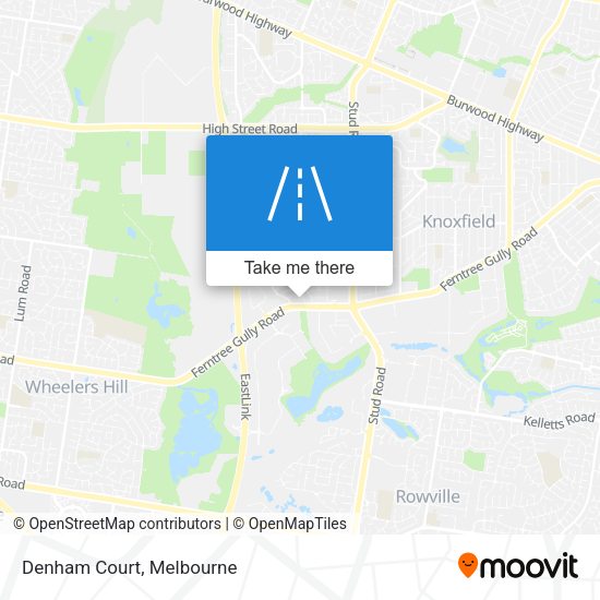 Denham Court map