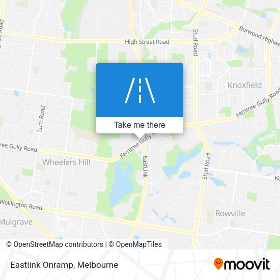 Eastlink Onramp map