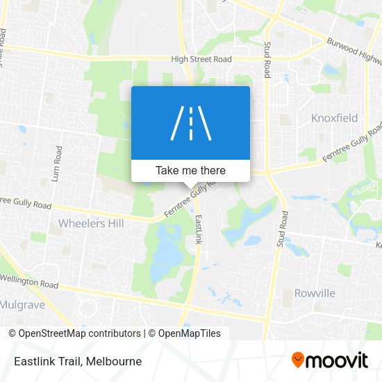 Eastlink Trail map