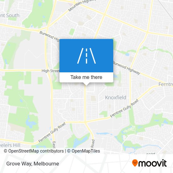 Grove Way map