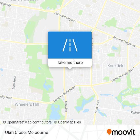 Ulah Close map