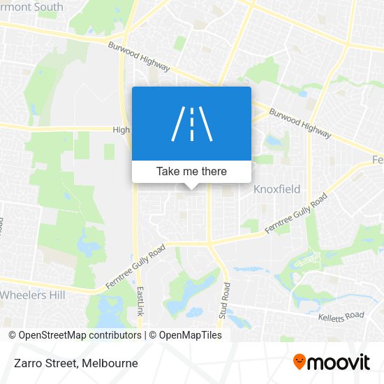 Zarro Street map