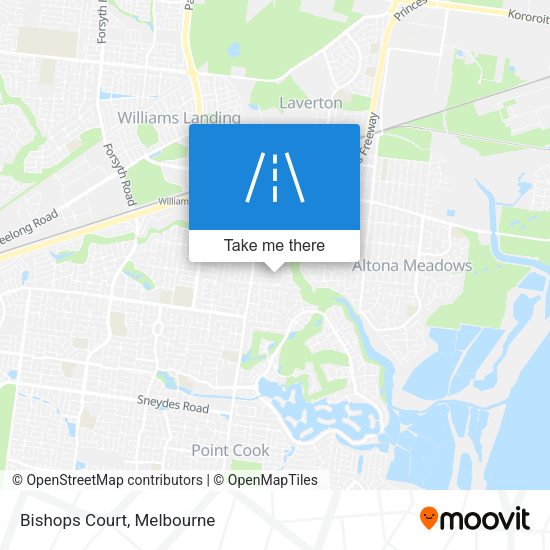 Bishops Court map