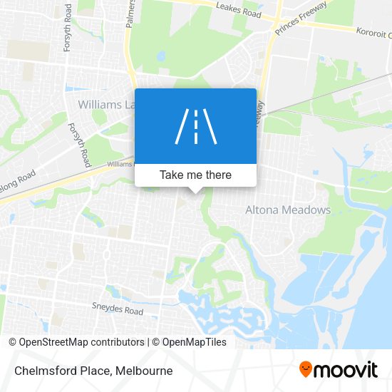 Chelmsford Place map