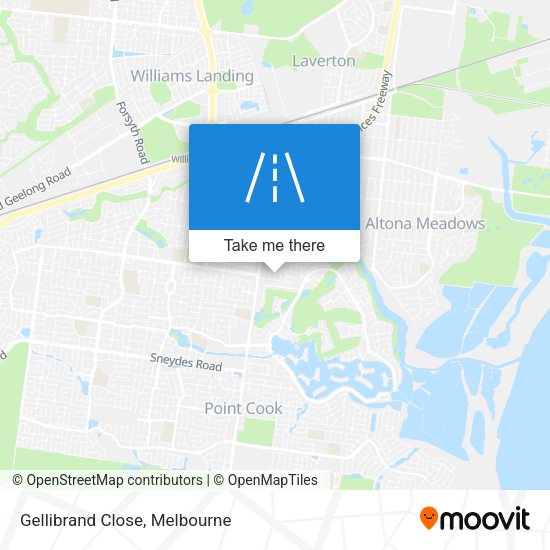 Gellibrand Close map