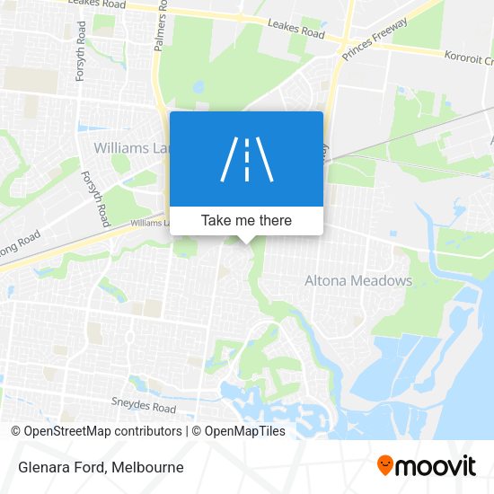 Glenara Ford map