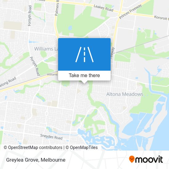 Greylea Grove map