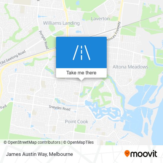 James Austin Way map