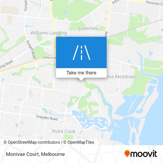 Monivae Court map