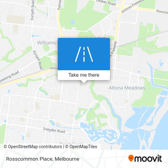 Rosscommon Place map