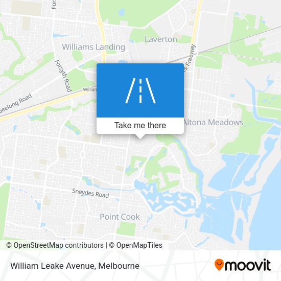 William Leake Avenue map