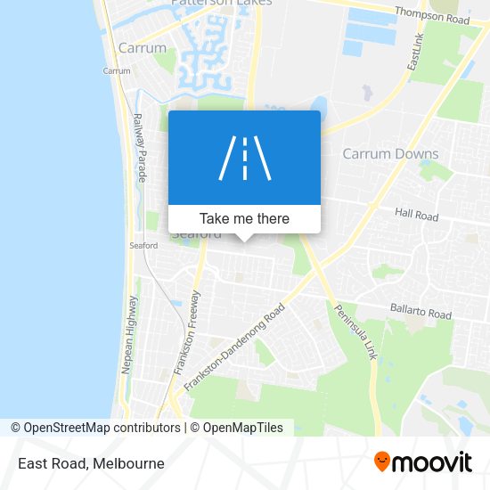 East Road map