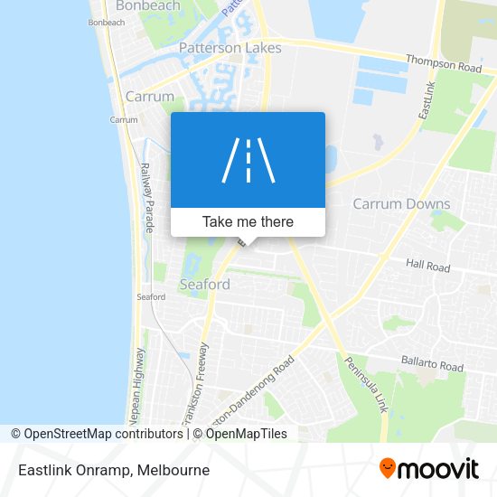 Eastlink Onramp map