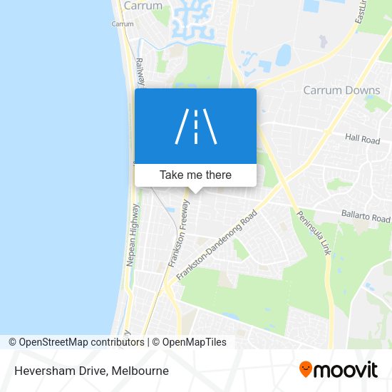 Heversham Drive map
