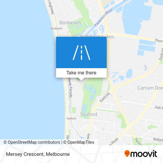 Mersey Crescent map