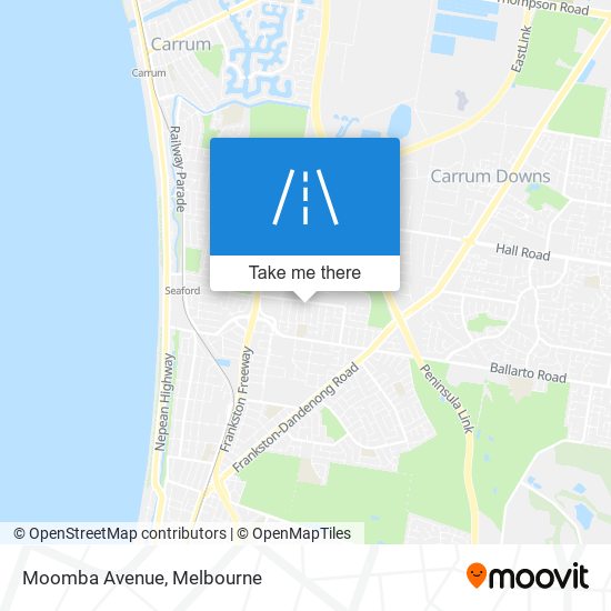 Moomba Avenue map