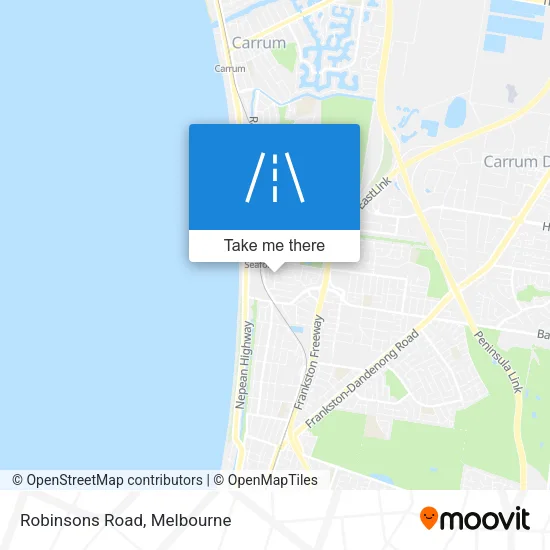 Mapa Robinsons Road