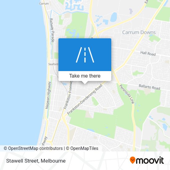 Stawell Street map