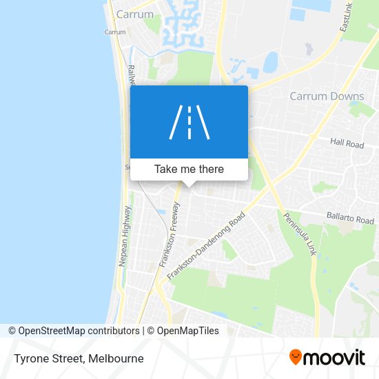 Tyrone Street map