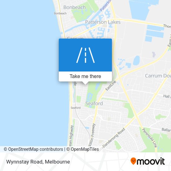 Wynnstay Road map