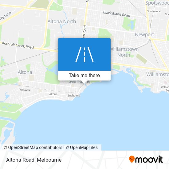 Altona Road map