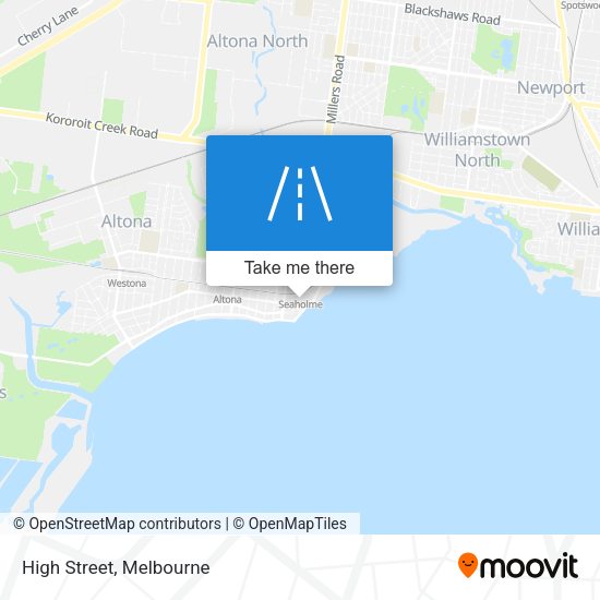 High Street map