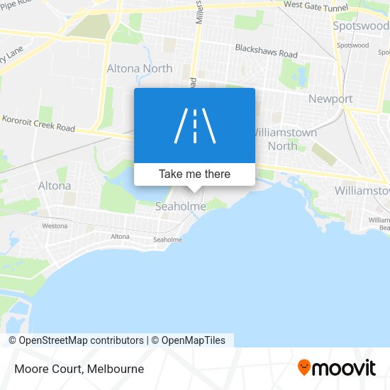 Moore Court map