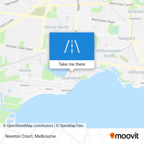 Newton Court map