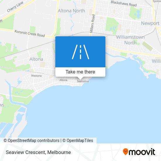 Seaview Crescent map