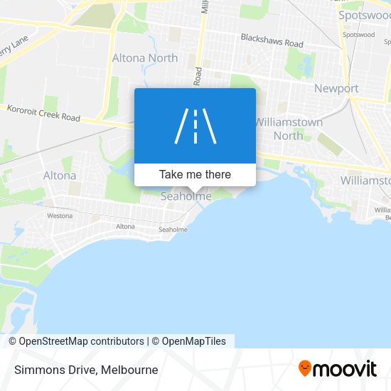 Simmons Drive map