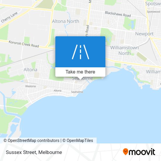 Sussex Street map
