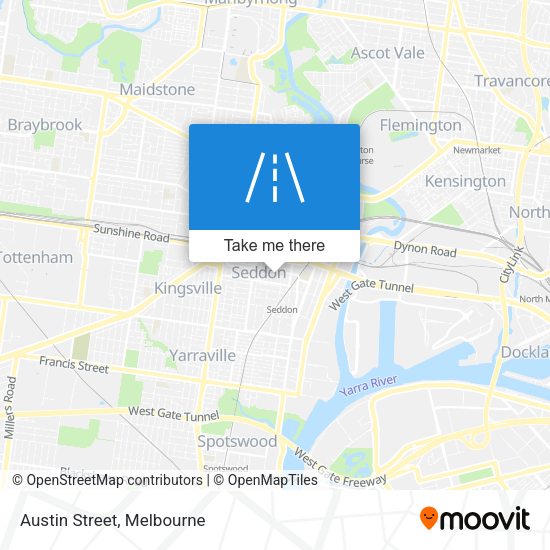 Austin Street map