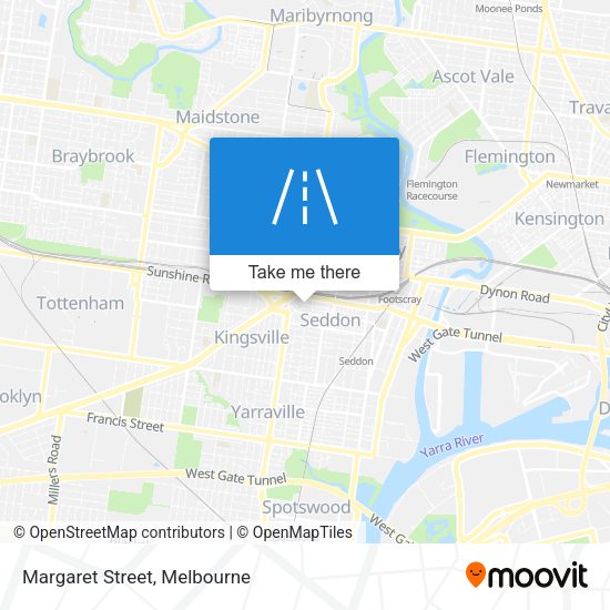 Margaret Street map
