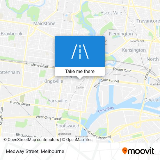 Medway Street map