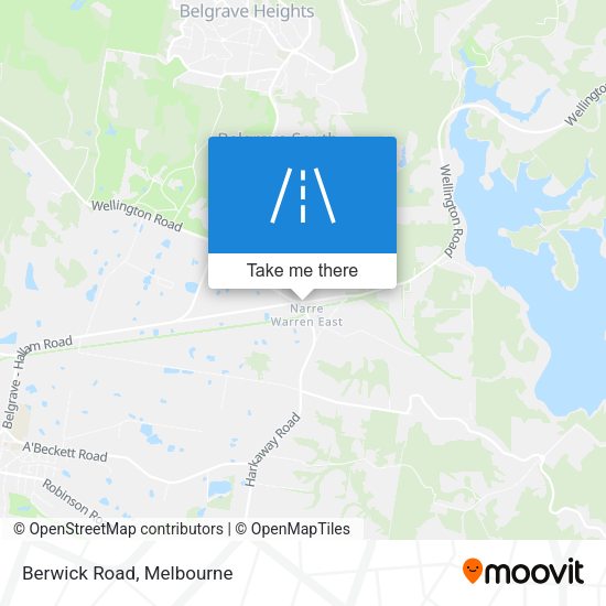 Berwick Road map