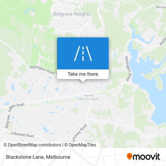 Blackstone Lane map