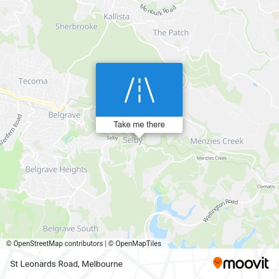 St Leonards Road map